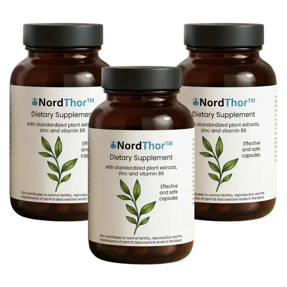 NordThor™ Prostatatillskott | Stoppa 95 % av symptomen på prostatit på bara 5 dagar!