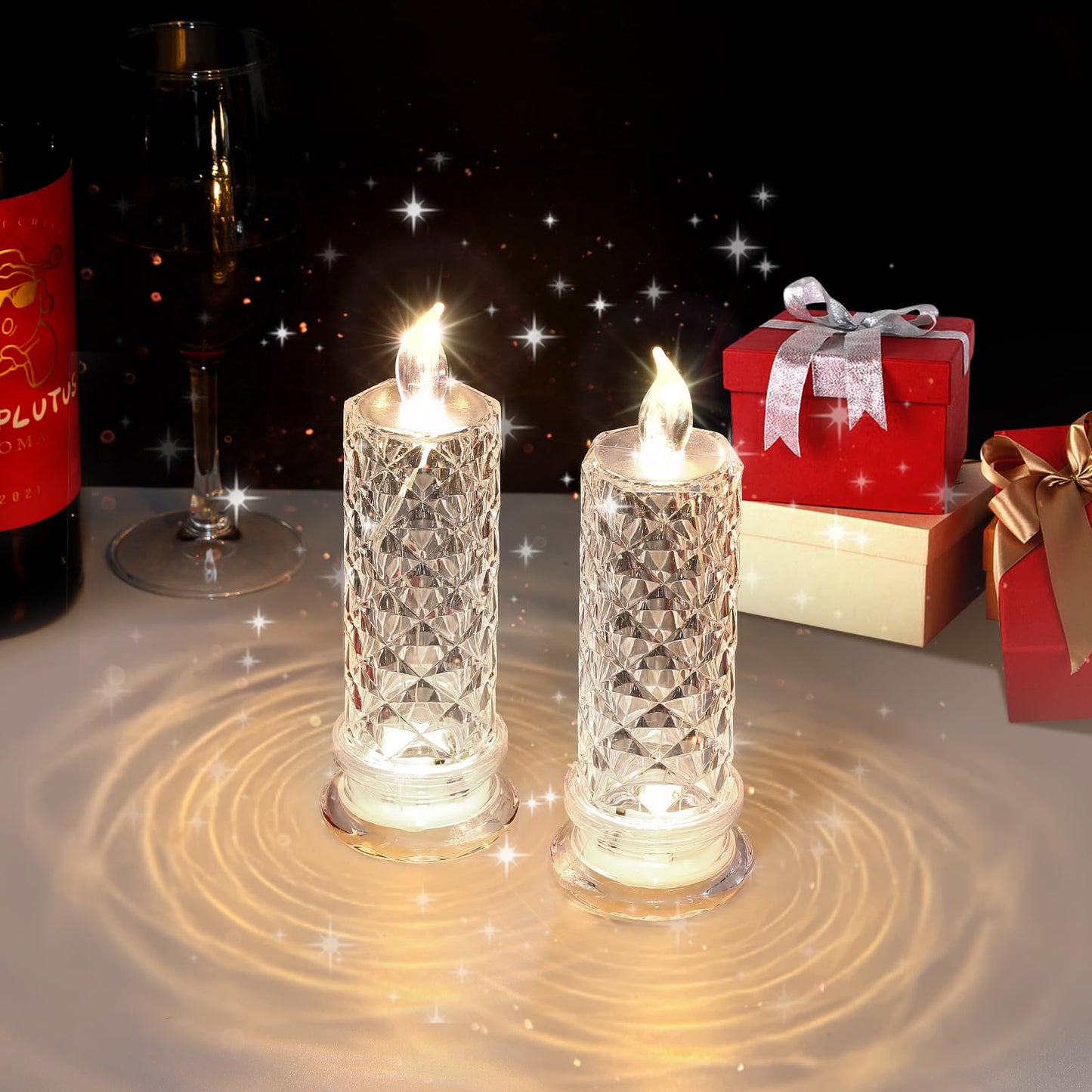 DiamondFlame LED™ | Skapa en varm och magisk stämning hemma