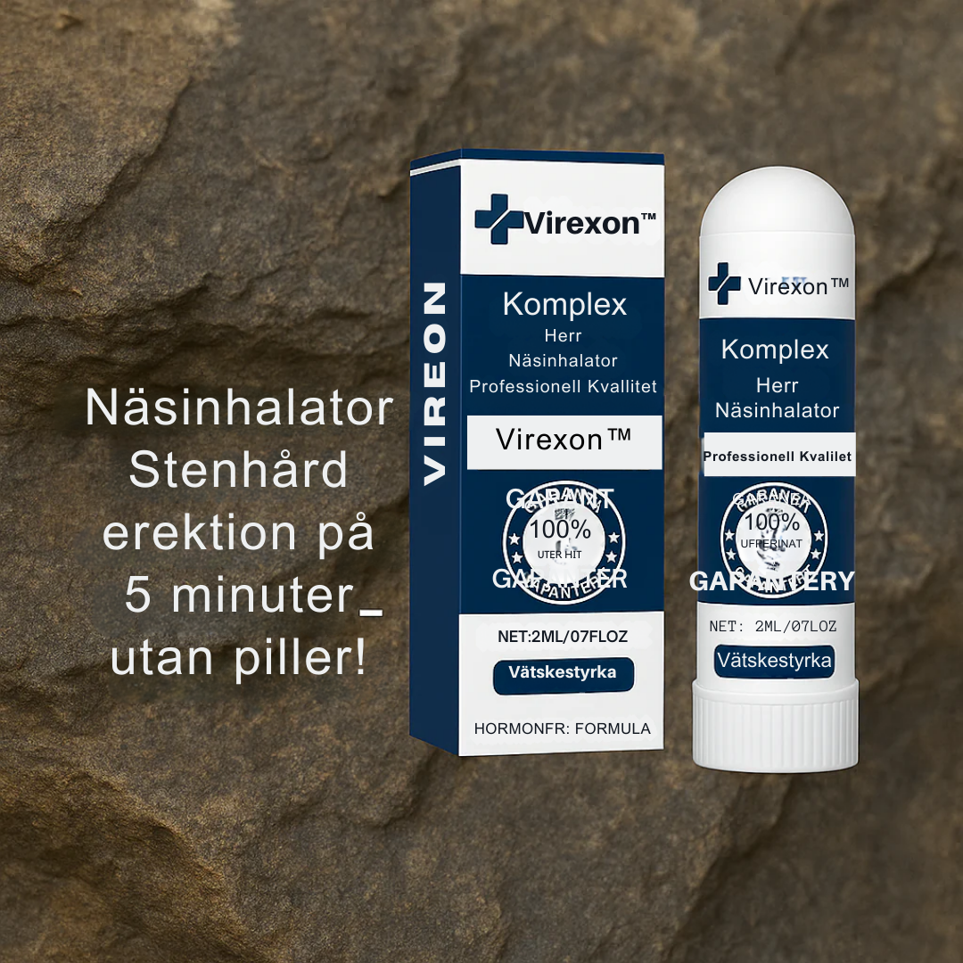 AeroErect™ | Inhalator - Stenhårde erektioner på 5 minutter – utan piller! 1+1 GRATIS!