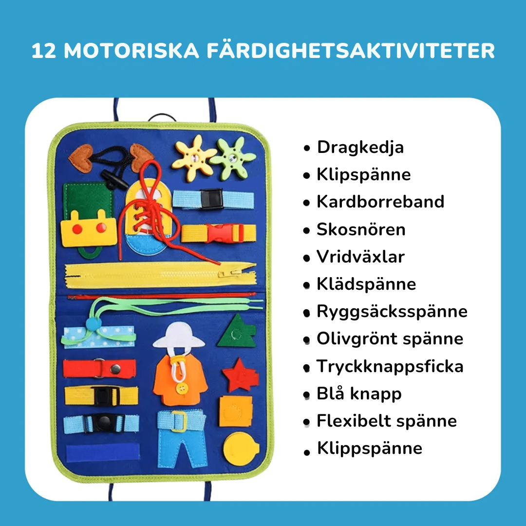 Lillaverk™ Montessori aktivitetsbräda