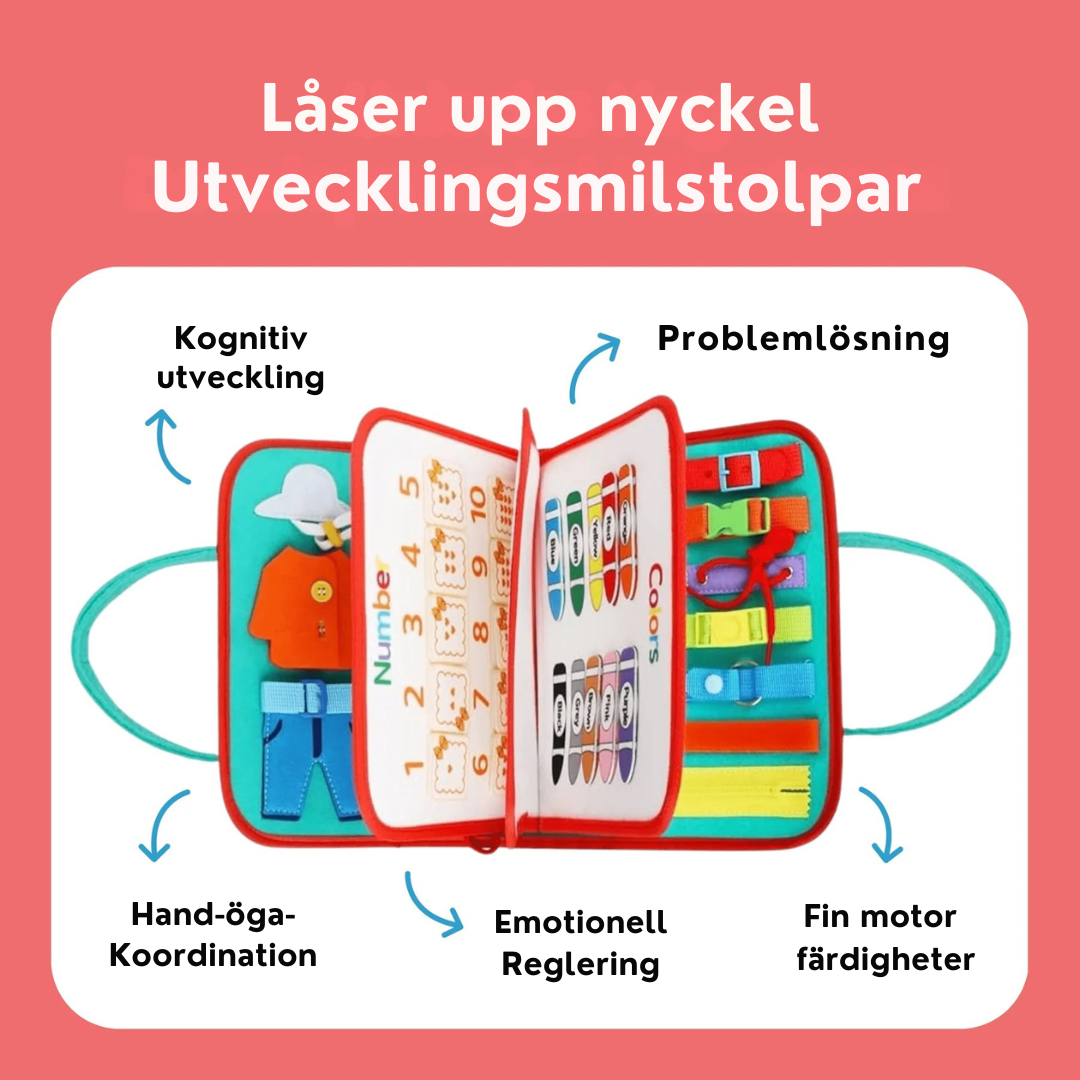 Lillaverk™ Montessori aktivitetsbräda