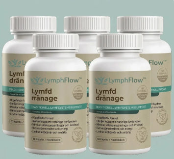 LymphFlow™ Kapslar mot svullnad | Eliminerar 96 % av svullnaden på 36 timmar, innan den tar ifrån dig din frihet