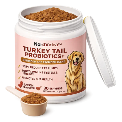 NordVetra™ Probiotika för hundar | Stoppa farliga knölar och hjälp din hund få tillbaka energin på 4 veckor