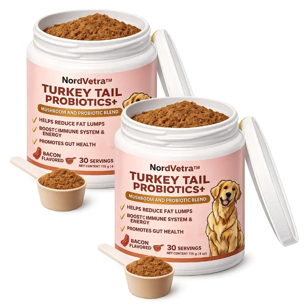 NordVetra™ Probiotika för hundar | Stoppa farliga knölar och hjälp din hund få tillbaka energin på 4 veckor