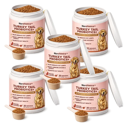 NordVetra™ Probiotika för hundar | Stoppa farliga knölar och hjälp din hund få tillbaka energin på 4 veckor