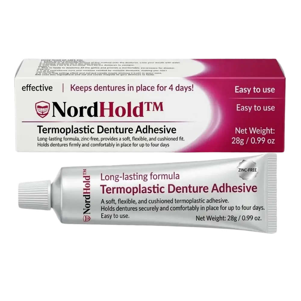Nordhold™ Proteslim | Le, prata och ät utan rädsla för lösa proteser i 4 dagar!