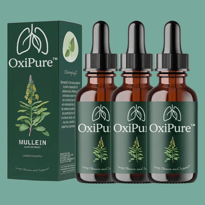 OxiPure™ lungrengörande droppar | Befria dina luftvägar till 95 % på bara 48 timmar