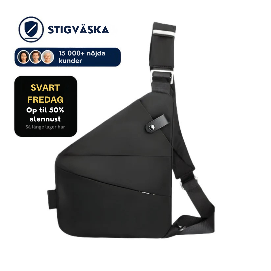 Stigväska™ STÖLDSÄKER SLINGVÄSKA
