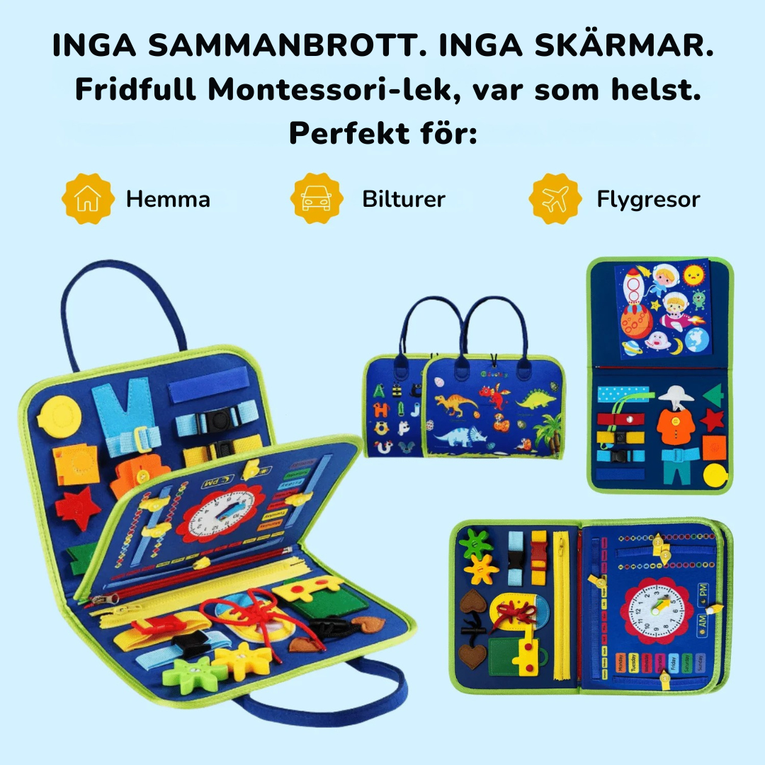 Lillaverk™ Montessori aktivitetsbräda