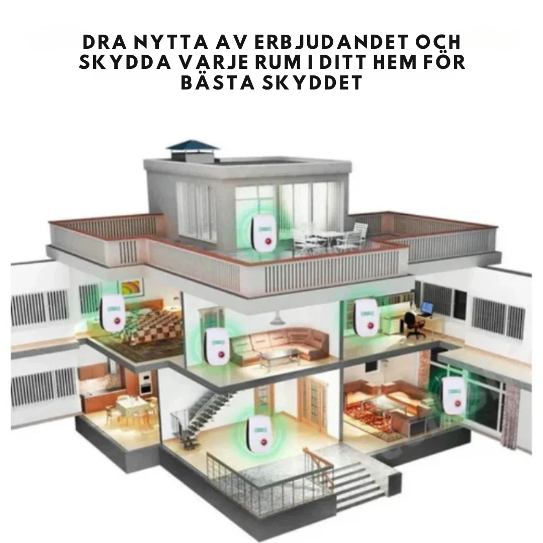 SkadeVakt™ - Elektronisk Ultraljudsskrämmare