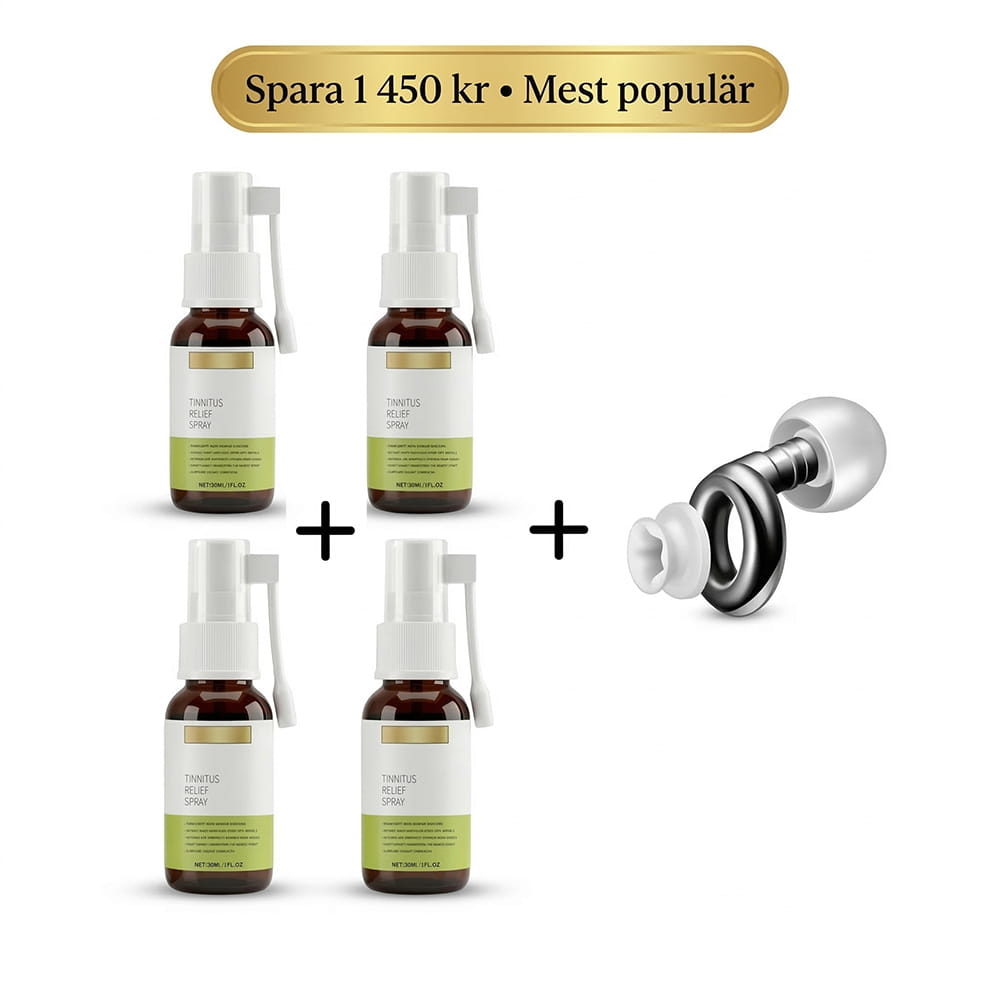 TinniStop™ – Direkt lindring och lugn för öronen
