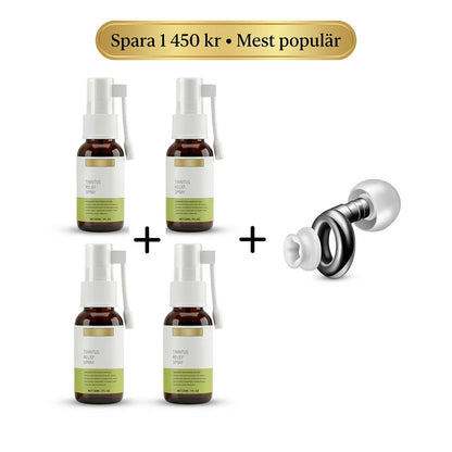 TinniStop™ – Direkt lindring och lugn för öronen