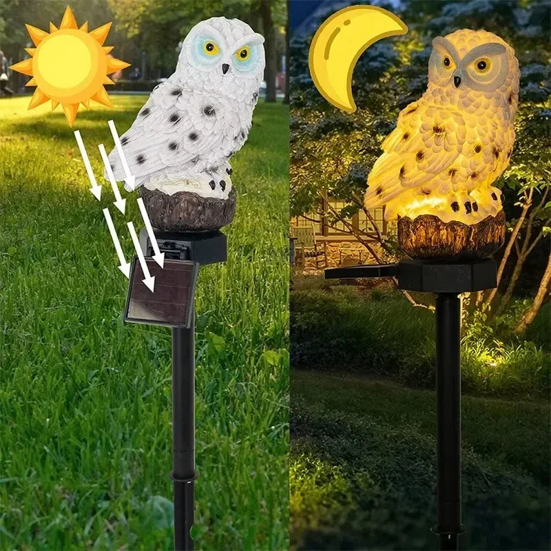 LumiHoot™ | Soluggla Lampa | Lys upp din trädgård!