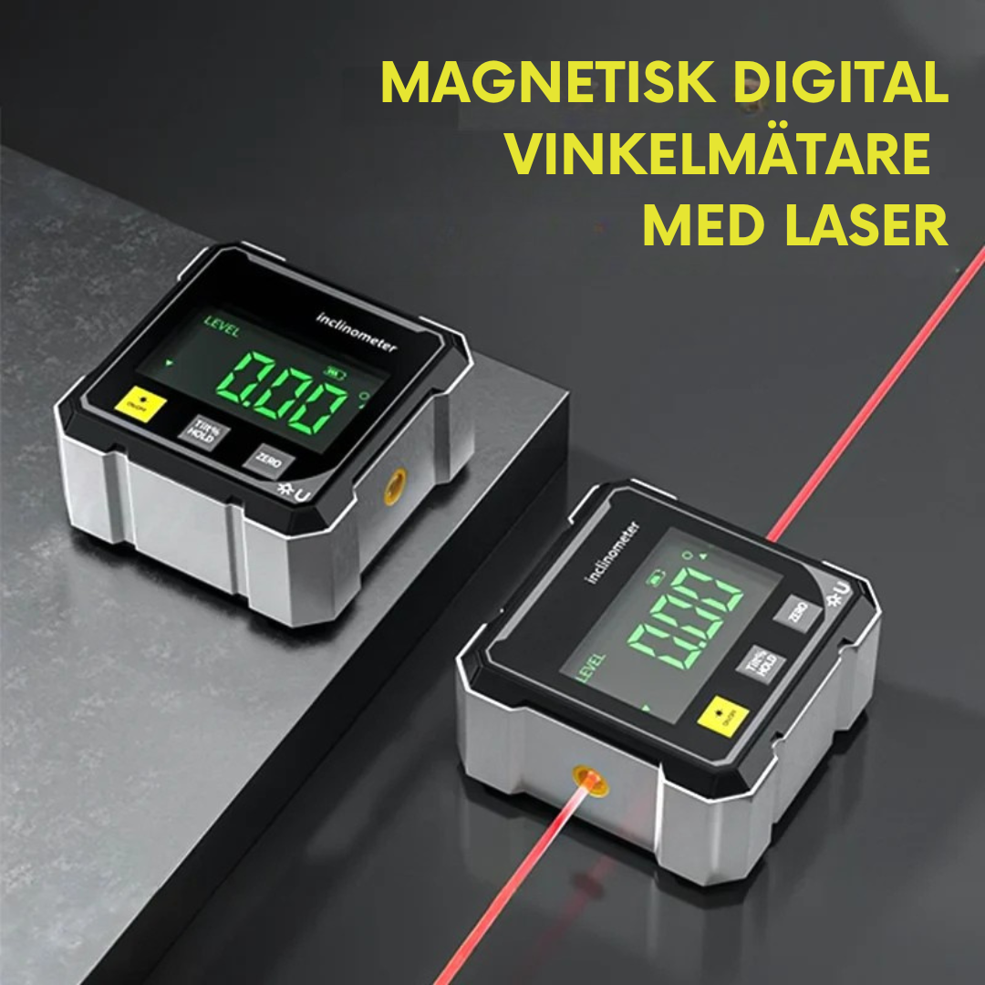 VinkelKlyx™ - Digital Magnetisk Vinkel Låda I Aluminium